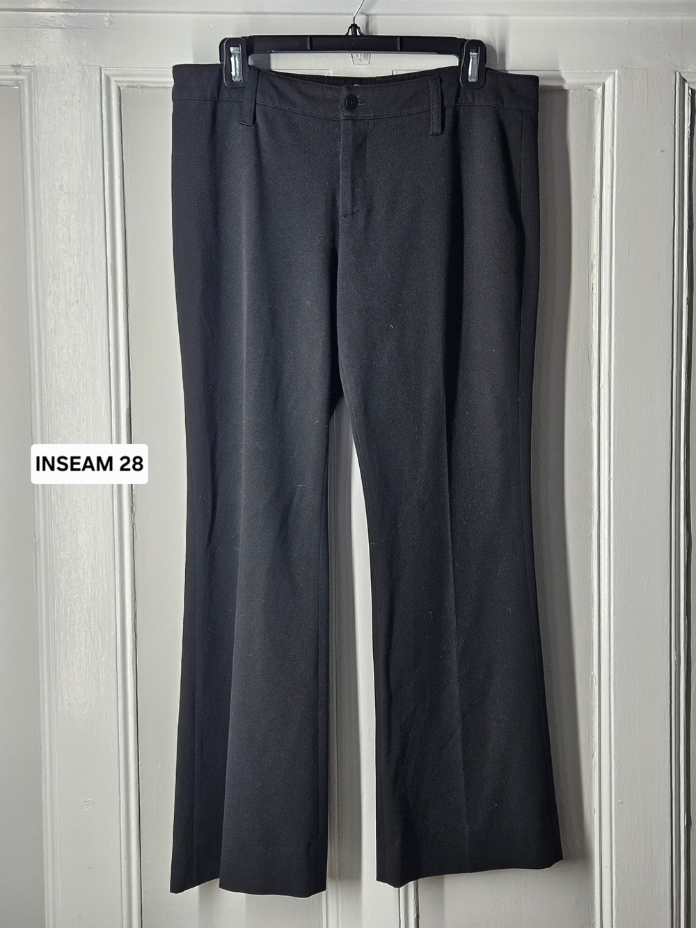 Vertigo Paris Black Boot-Cut Dress Pants